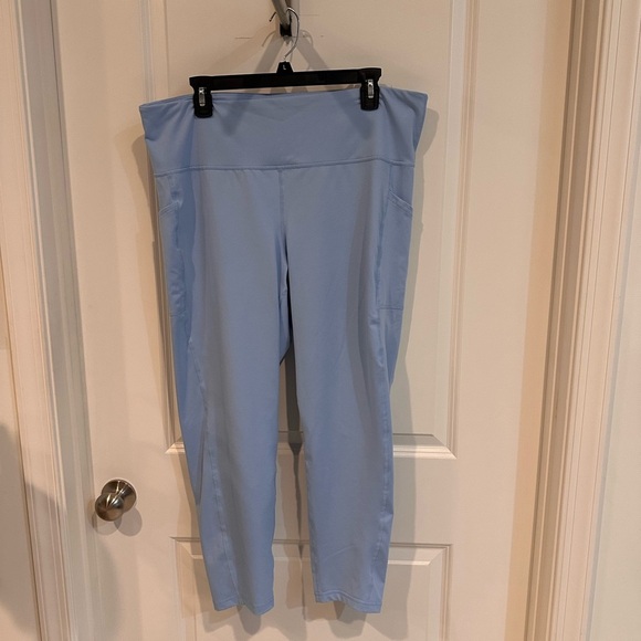 Ideology Light Blue Women's Leggings - Picture 1 of 8